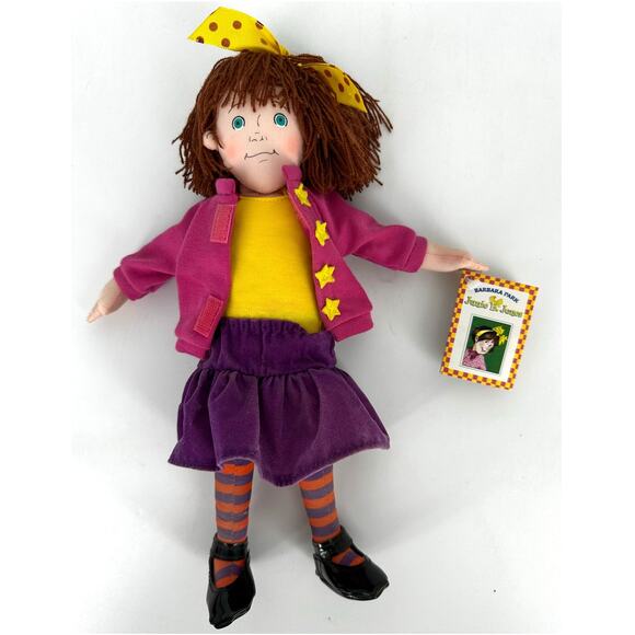 Junie B Jones doll 11" 2000 Barbara Parks Merry Maker Toy with tag - Picture 2 of 6